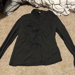 black button up